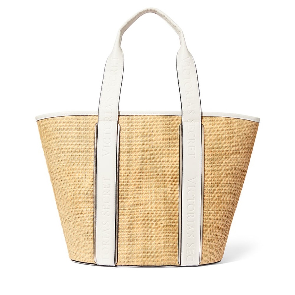 Victoria’s Secret raffia straw bag
